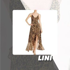NWT Lini Jemima Ruffle Maxi Dress